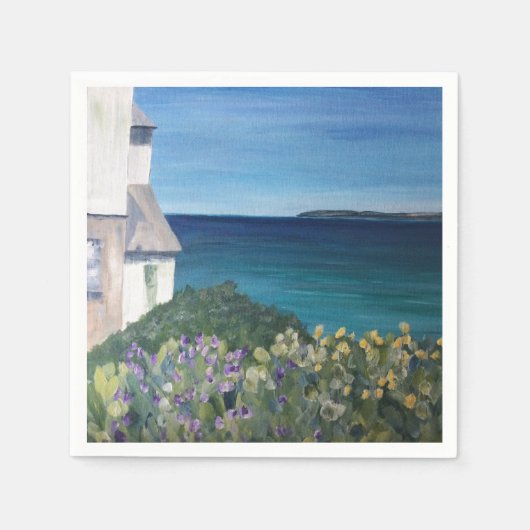 Serviette En Papier Clovelly Devon (Devant)