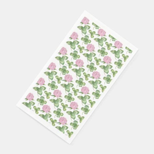 Serviette En Papier Clover violet | Saint Patrick's Day (Coin)
