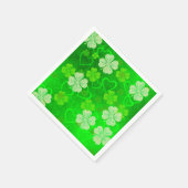 Serviette En Papier Clovers et Coeurs (Coin)
