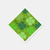 Serviette En Papier Clovers verts, Lucky Clovers, Saint Patrick's Day (Coin)