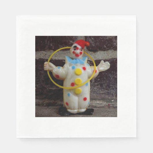 Serviette En Papier Clown (Devant)