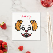 Serviette En Papier Clown effrayant Thunder_Cove (En situation)