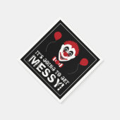 Serviette En Papier Clown malin, fête d'Halloween (Coin)