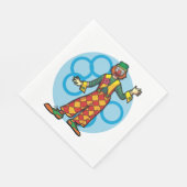Serviette En Papier Clown Poster des serviettes (Coin)