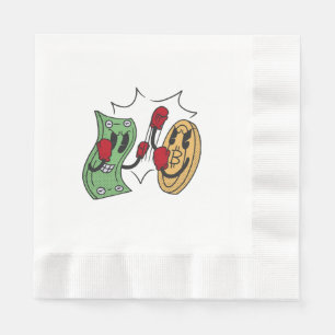 Serviette En Papier Club de combat crypto