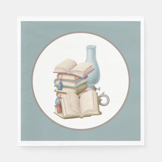 Serviette En Papier club de lecture mignon (Devant)