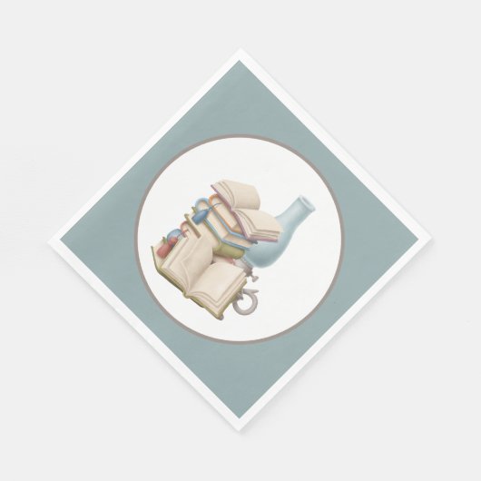 Serviette En Papier club de lecture mignon (Coin)