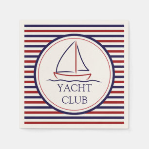 Serviette En Papier Club de yacht