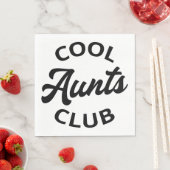Serviette En Papier Club des Aunts cool I (En situation)