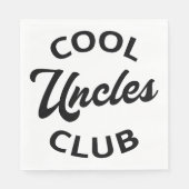Serviette En Papier Club des oncles cool I (Devant)