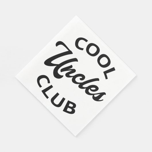 Serviette En Papier Club des oncles cool I (Coin)