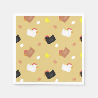 Serviette En Papier Cluck Cluck
