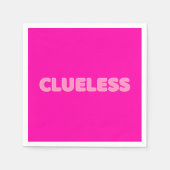 Serviette En Papier Clueless I (Devant)