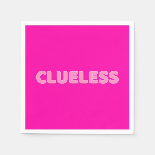 Serviette En Papier Clueless I (Devant)