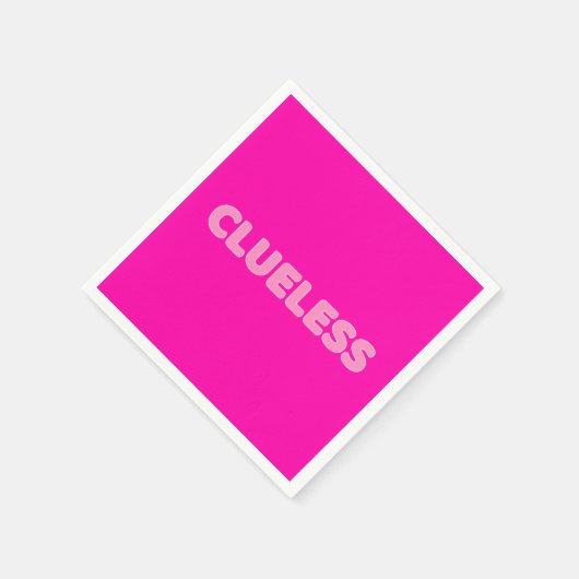 Serviette En Papier Clueless I (Coin)