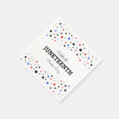 Serviette En Papier Cluster d'étoiles | Célébrer les serviettes Junetd (Coin)