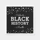 Serviette En Papier Cluster d'étoiles | Célébrer l'histoire des Noirs (Devant)
