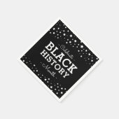 Serviette En Papier Cluster d'étoiles | Célébrer l'histoire des Noirs (Coin)