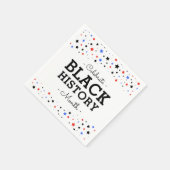 Serviette En Papier Cluster d'étoiles | Célébrer l'histoire des Noirs  (Coin)