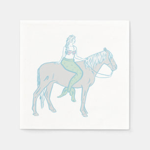Serviette En Papier Coastal cowgirl
