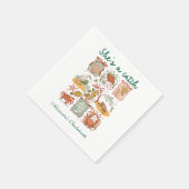 Serviette En Papier Coastal Stamps & Bows Shes a Catch Celebration (Coin)