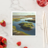 Serviette En Papier Coastal tranquillité (En situation)
