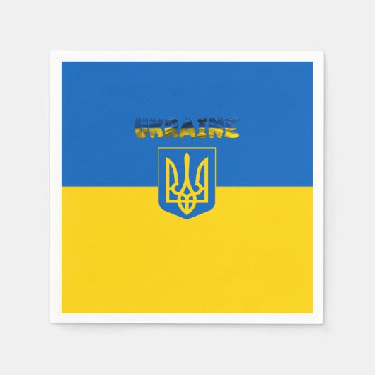 Serviette En Papier Coat des bras de Ukrainian (Devant)