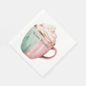 Serviette En Papier Coca de Noël Gold Pink Mint Warm Warm (Coin)