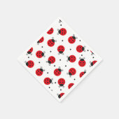 Serviette En Papier Coccinelle  (Coin)