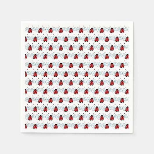 Serviette En Papier Coccinelle (Devant)