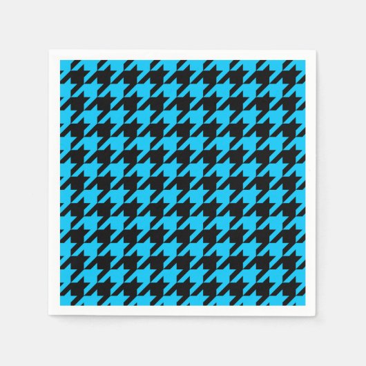 Serviette En Papier Coche de pied noir bleu (Devant)