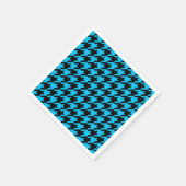 Serviette En Papier Coche de pied noir bleu (Coin)
