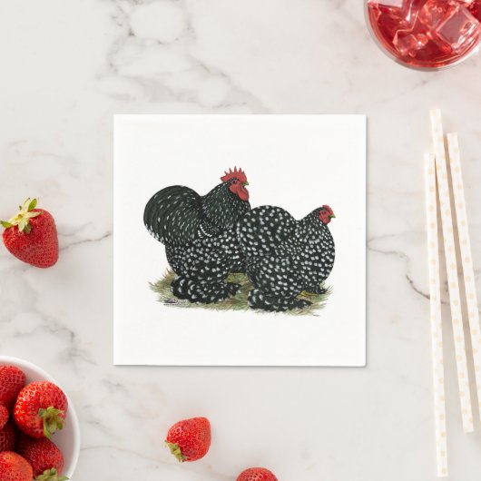 Serviette En Papier Cochin Mottled (En situation)