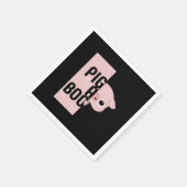 Serviette En Papier Cochon A Boo (Coin)