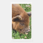 SERVIETTE EN PAPIER COCHON MIGNON (Devant)