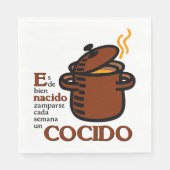 Serviette En Papier Cocido (Devant)