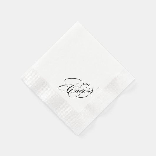 Serviette En Papier Cockail Napkin : Bravo ! Napkins mariage (Coin)