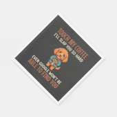 Serviette En Papier Cockapoo Amoureux de Café Drôle (Coin)