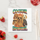 Serviette En Papier Cocker Spaniel (En situation)