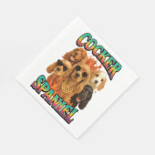 Serviette En Papier Cocker Spaniel (Coin)