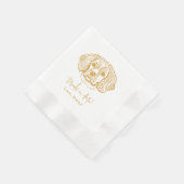 Serviette En Papier Cocker Spaniel Chien Boisson Personnalisée Sur Moi (Coin)