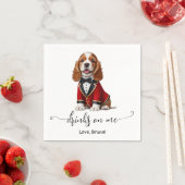 Serviette En Papier Cocker Spaniel Puppy Boissons Sur Moi Mariage (En situation)