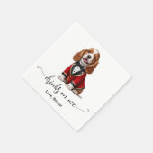 Serviette En Papier Cocker Spaniel Puppy Boissons Sur Moi Mariage (Coin)