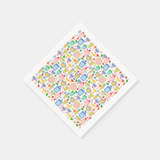 Serviette En Papier Cocktail (Coin)