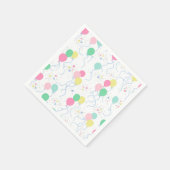 Serviette En Papier Cocktail Balloon Party (Coin)