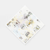 Serviette En Papier Cocktail Boisson Recette Conception (Coin)