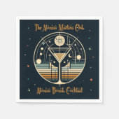 Serviette En Papier Cocktail bombe atomique du Martini Club (Devant)