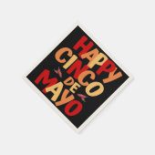 Serviette En Papier Cocktail Cinco de Mayo Party Napkin (Coin)