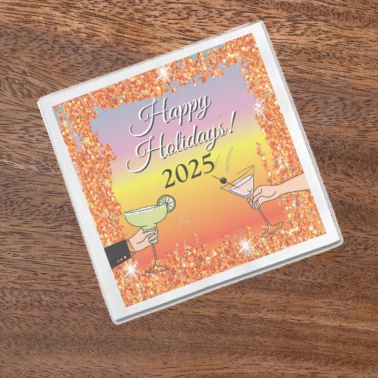 Serviette En Papier Cocktail, conversations sophistiquées, boire