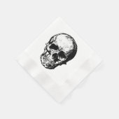 Serviette En Papier Cocktail crâne Napkin (Coin)